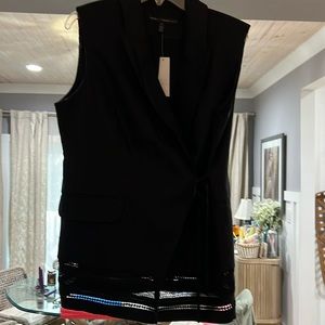 White House Black Market wrap vest size 14
